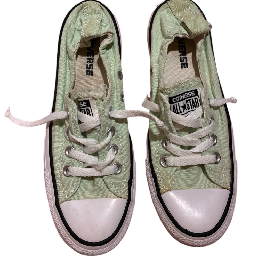 Converse Mint Green Canvas Shoes